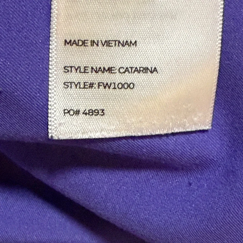FIGS Technical Collection Purple Scrub Set Catarina Top Cargo Pants XXL Nurse